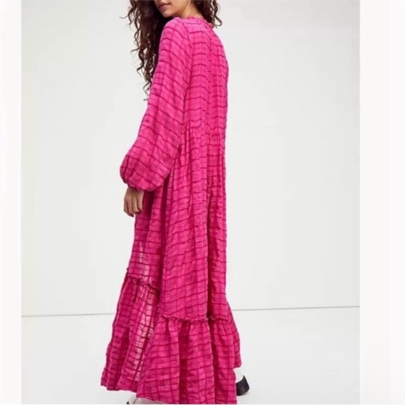 Free People pink maxi dress NEW - Picture 7 of 7
